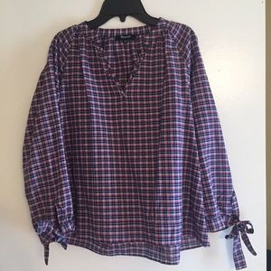 Madewell Plaid Blouse